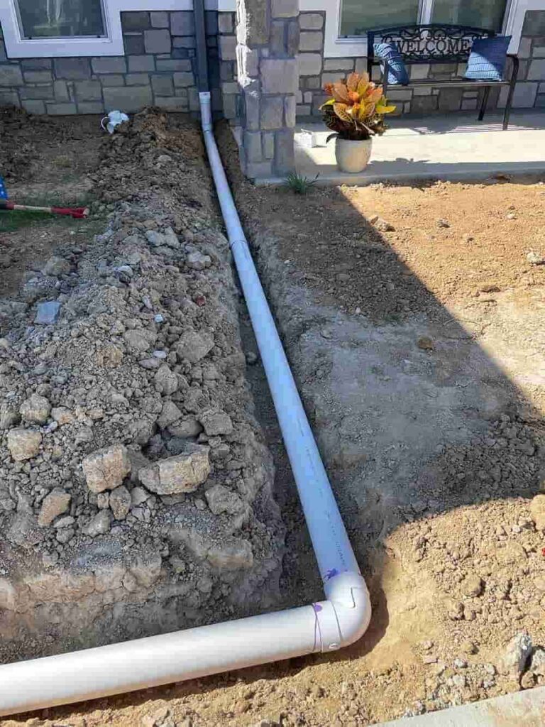 Installations of underground drainage