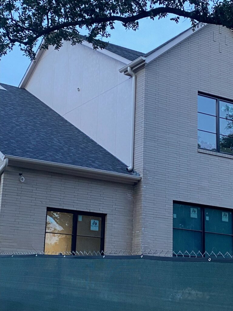 downspout installation