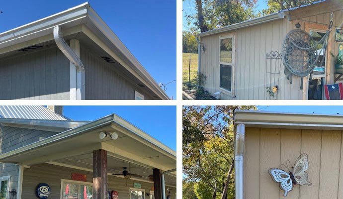 different types of gutters
