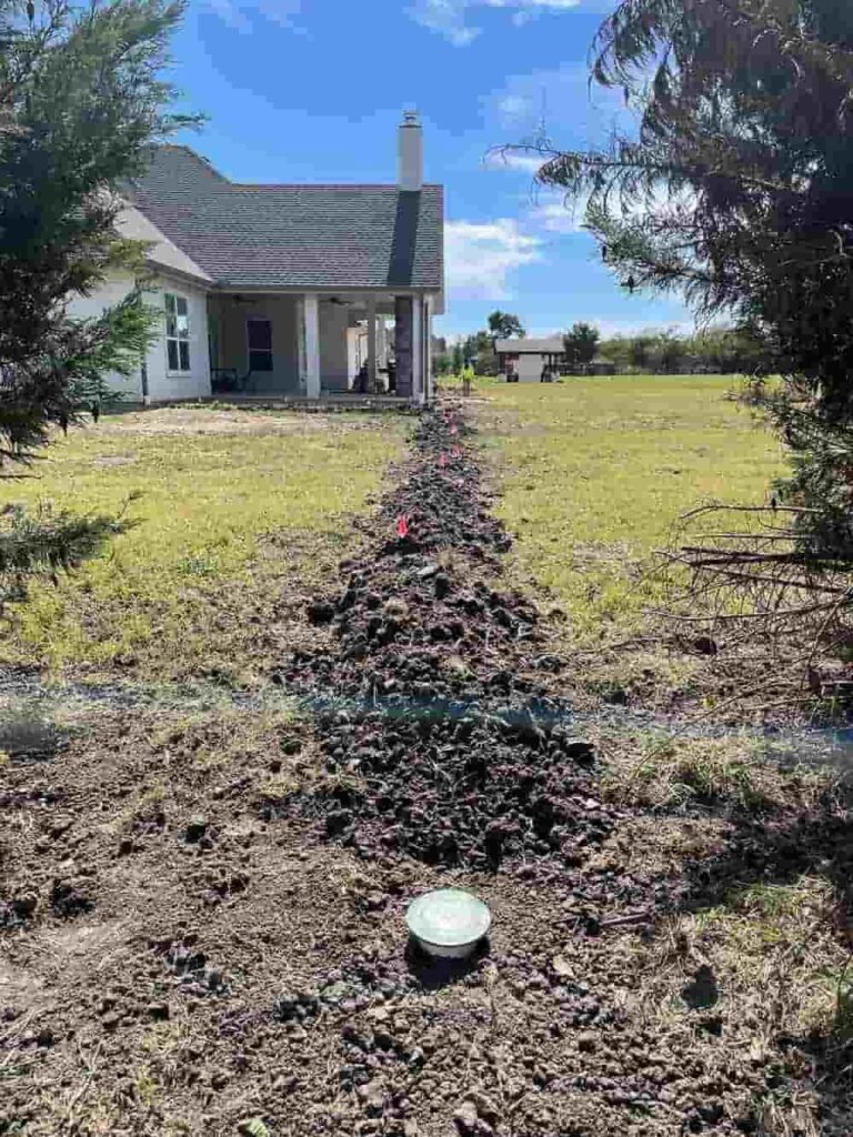 drainage installation