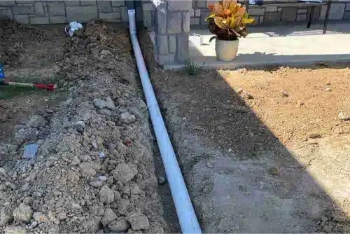 Installations of underground drainage