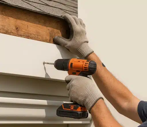 fixing fascia and soffit